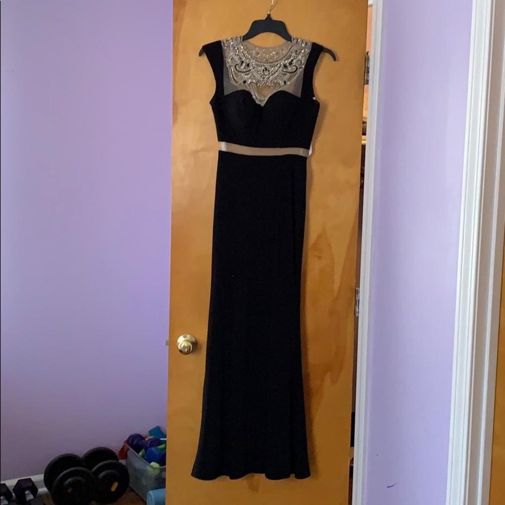 Black formal dress